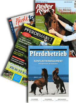 Collage Pferdezeitschriften